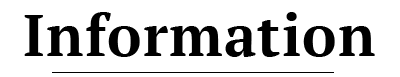 information